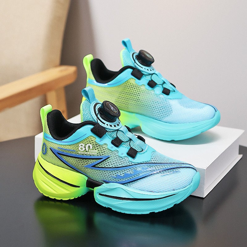 Boys' Spring Mesh Children'S Lightweight Running Sports Basketball Shoes, Popular Model For Older Children - Image 4
