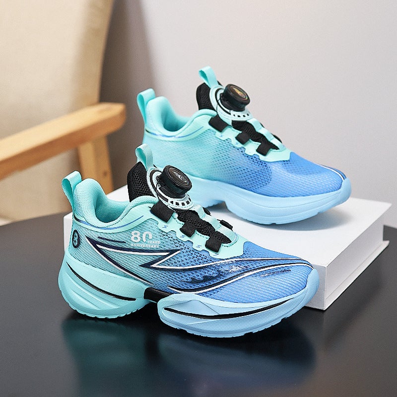 Boys' Spring Mesh Children'S Lightweight Running Sports Basketball Shoes, Popular Model For Older Children - Image 5