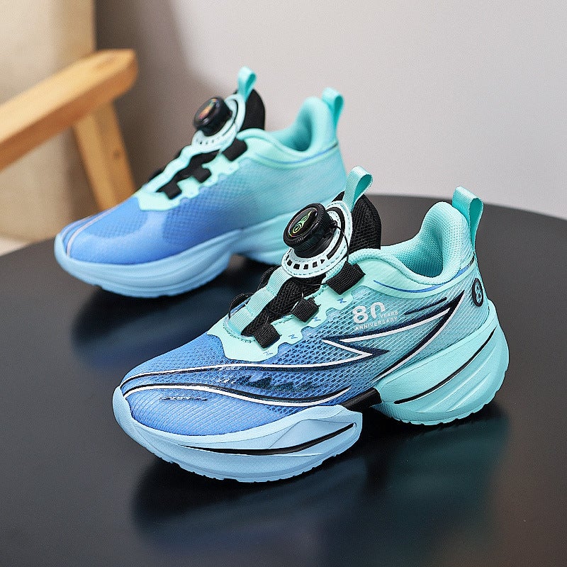 Boys' Spring Mesh Children'S Lightweight Running Sports Basketball Shoes, Popular Model For Older Children - Image 2