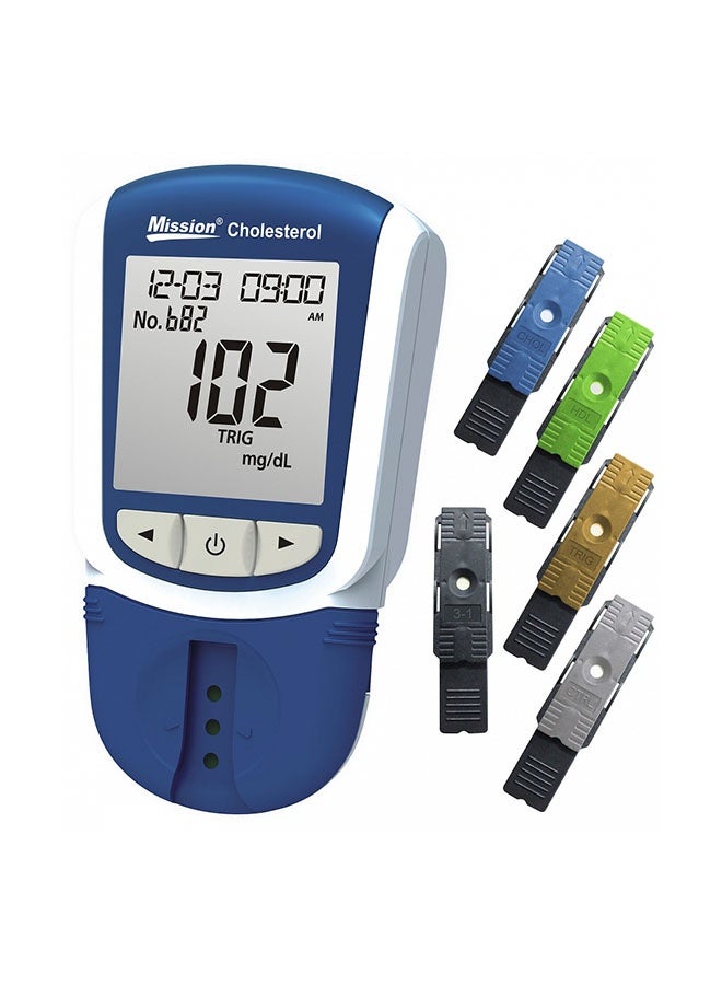 Mission Cholesterol Test Kit 3-in-1 – Digital Lipid & Glucose Meter Device - Image 1
