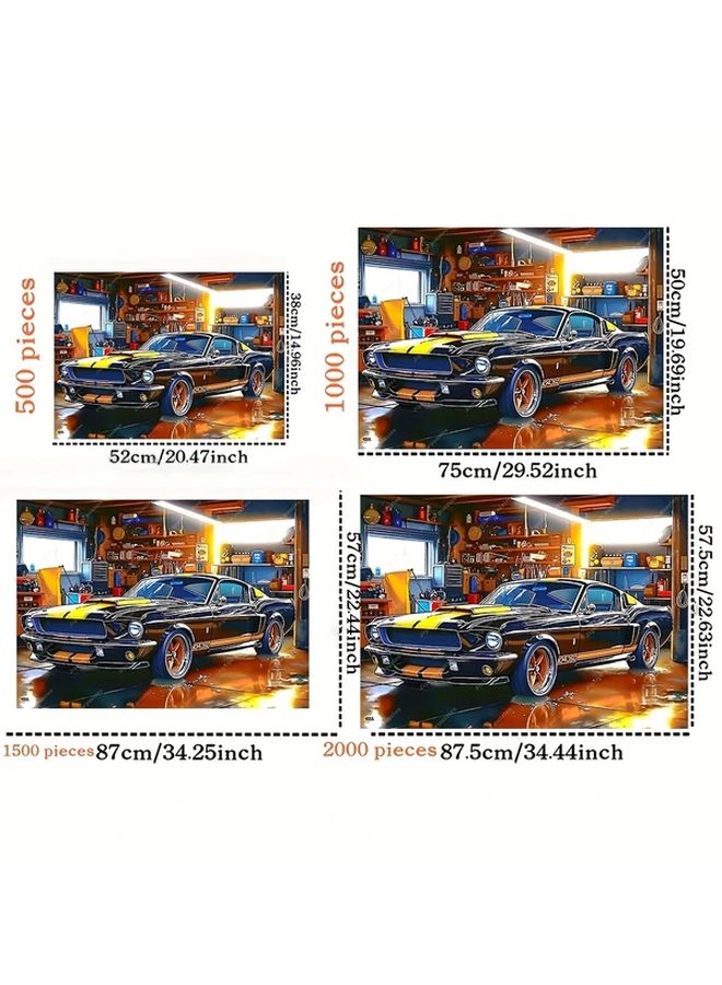 YF2750 2000 قطعة ألغاز خشبية للكبار ديكور حائط ديكور منزلي هدية عيد ميلاد وكريسماس - Image 2