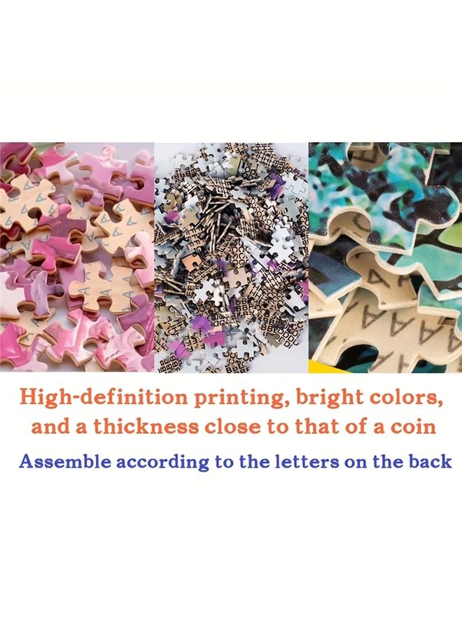 YF2750 2000 قطعة ألغاز خشبية للكبار ديكور حائط ديكور منزلي هدية عيد ميلاد وكريسماس - Image 5