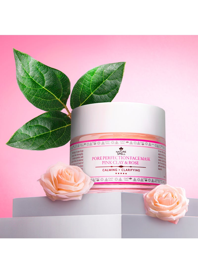 Nature Spell Pink Clay Pore Refining Face Mask 100ml  - Image 2