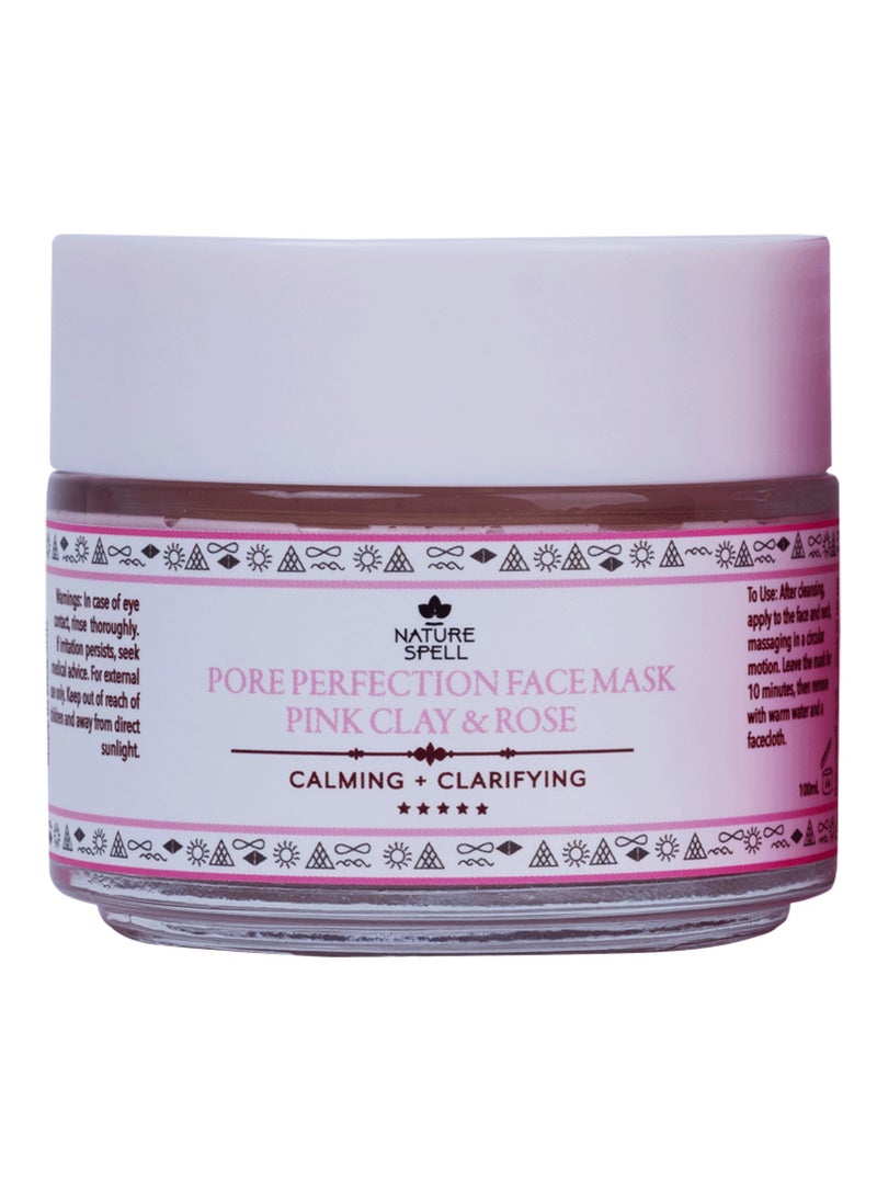 Nature Spell Pink Clay Pore Refining Face Mask 100ml  - Image 3