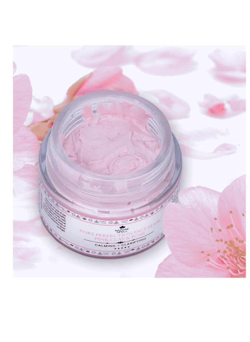 Nature Spell Pink Clay Pore Refining Face Mask 100ml  - Image 4