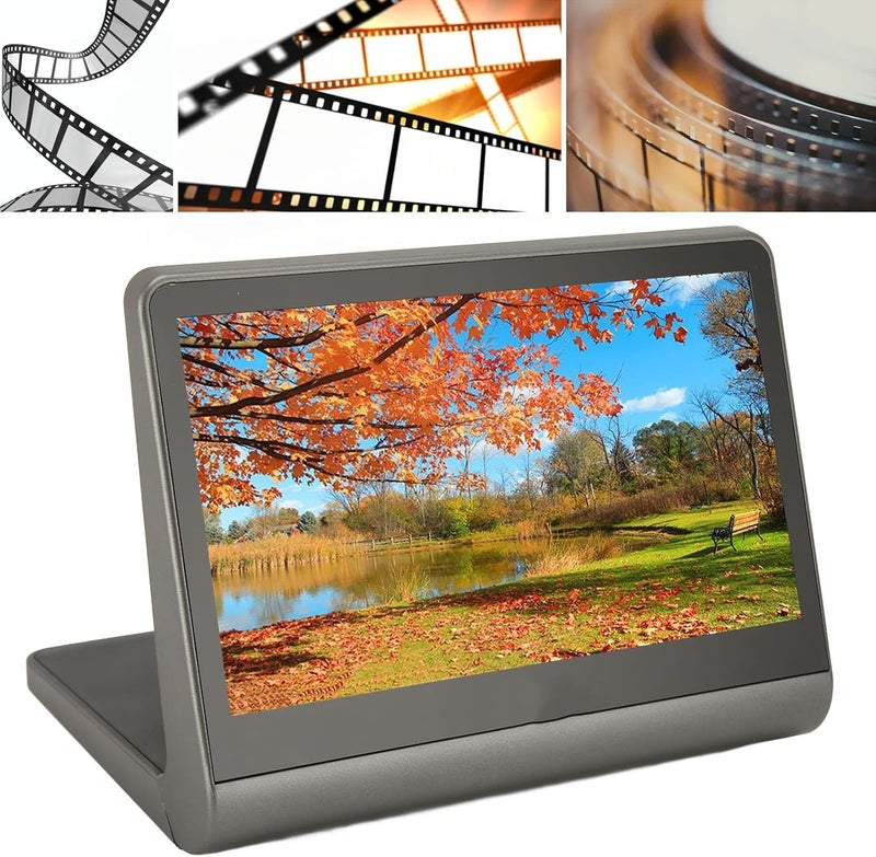 ماسح Dpofirs 7 HD الرقمي للأفلام، محول شرائح 48 ميجابكسل إلى صور رقمية، يعرض ويحول شرائح 135 و126Kpk و110، صور JPEG عالية الدقة (قابس المملكة المتحدة 100-240 فولت) - Image 3
