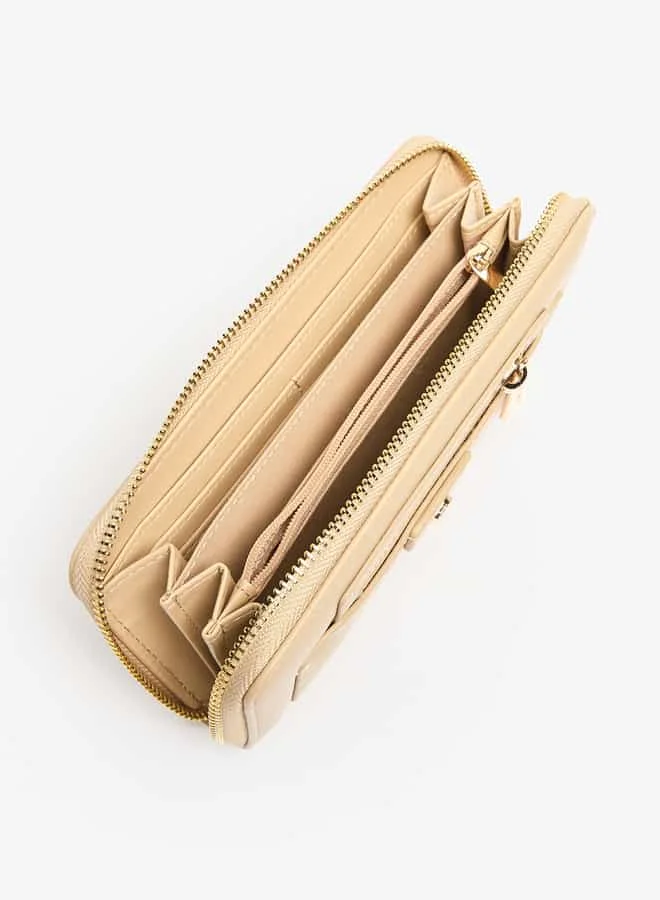 Flora Bella By Shoexpress Women Solid Zip-Around Wallet