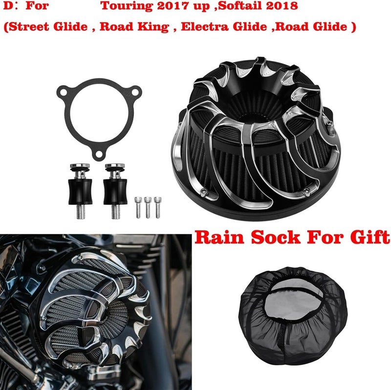 QASULER Motorcycle CNC Air Filter Cleaner - Image 2