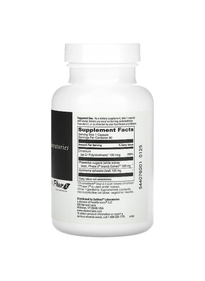 DaVinci Laboratories DaVinci Laboratories, Carb-Down with Phase 2 Carb Controller, 90 Capsules  - Image 2