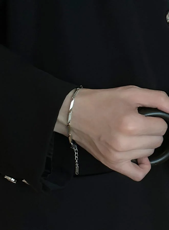 Take Two Silver-Tone Link Bracelet