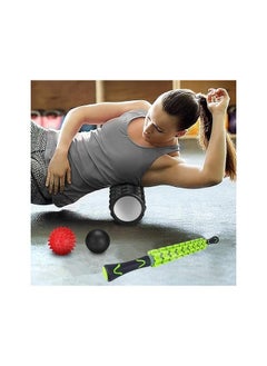 SportQ SportQ® 5 in 1 Foam Roller Set with Muscle Roller Stick and Massage Balls for Physical Therapy, Muscle Pain Relief, Speed Exercise, Balance  - Image 3