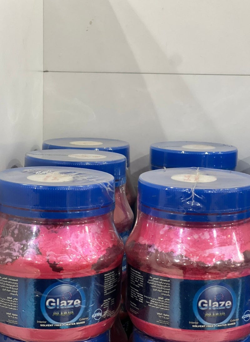 Glaze ACQUA WATER BASED PAINT COLOR - CHILLI RED (S46) 250GMS