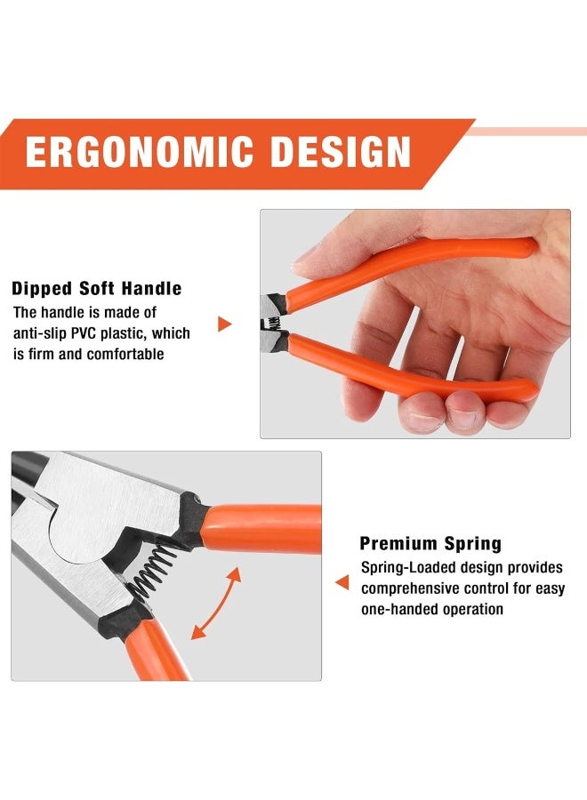 MAXFINE 180mm 4PCS Circlip Pliers Set - Precision, Durable, Comfortable Grip for External & Internal Circlips (YX-1010) - Image 4