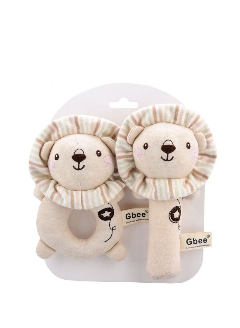 دمية محشوة بتصميم عصا خشخيشة