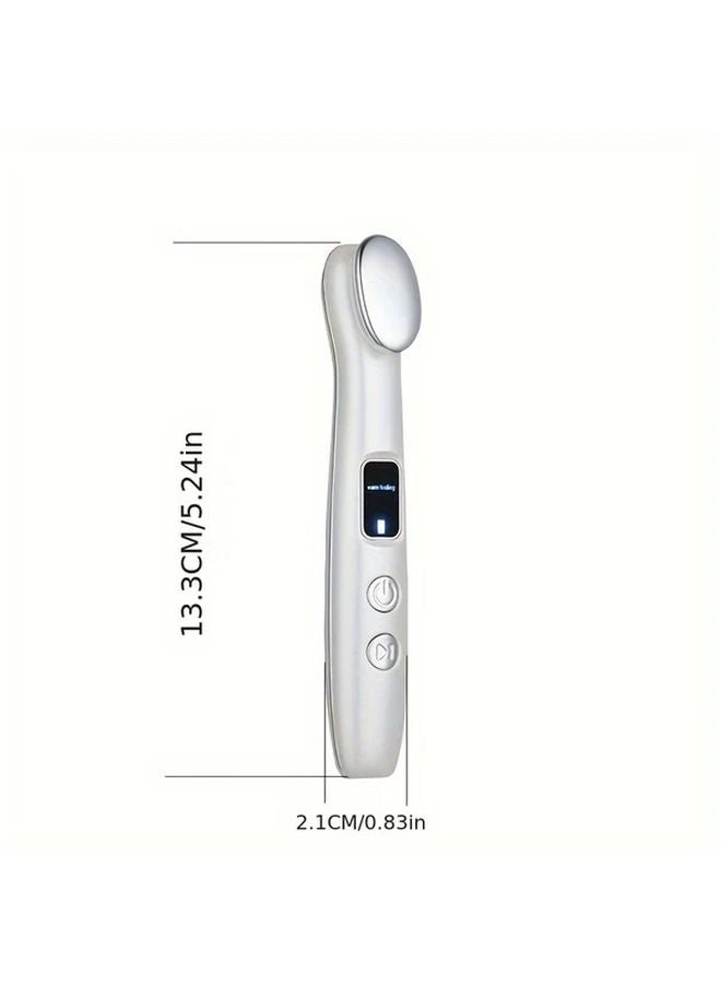 مساج الوجه والعنق والعين الوردي المحمول - شحن عبر USB - أوضاع اهتزاز متعددة - هدية مثالية للنساء - Image 5