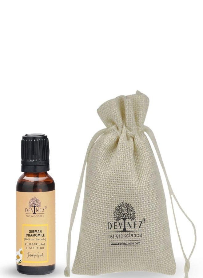 Devinez German Chamomile Essential Oil (15ml) - 100% Natural & Undiluted, Skin Care, Aromatherapy, Meditation, Stress Relief, Calming - Image 1