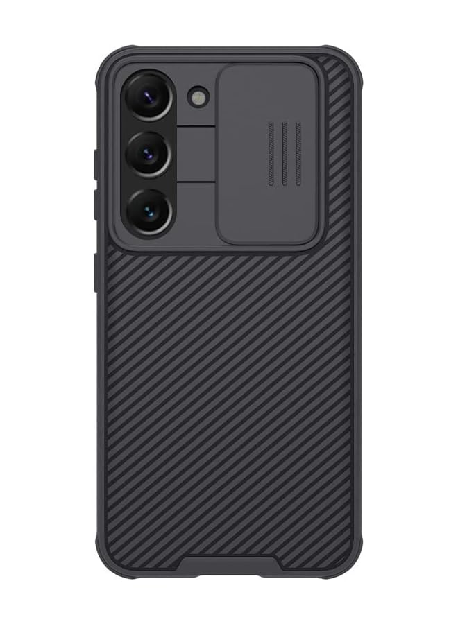 erorex Samsung Galaxy S24 Ultra And Galaxy S24 S23 Plus Black Phone Case Tpu Shockproof Air Bag Frame Slide Design Lens Protective Case Anti Fingerprint Ultra Thin Phone Back Cover. Galaxy 23 Plus - Image 1