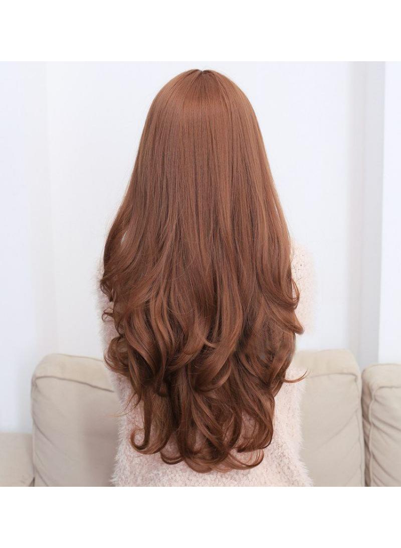 أنيمي لعب دور الشعر المجعد حزب شعر مستعار 60 سم براون الالياف الكيماوية الشعر لعب دور الملابس والاكسسوارات - Image 3