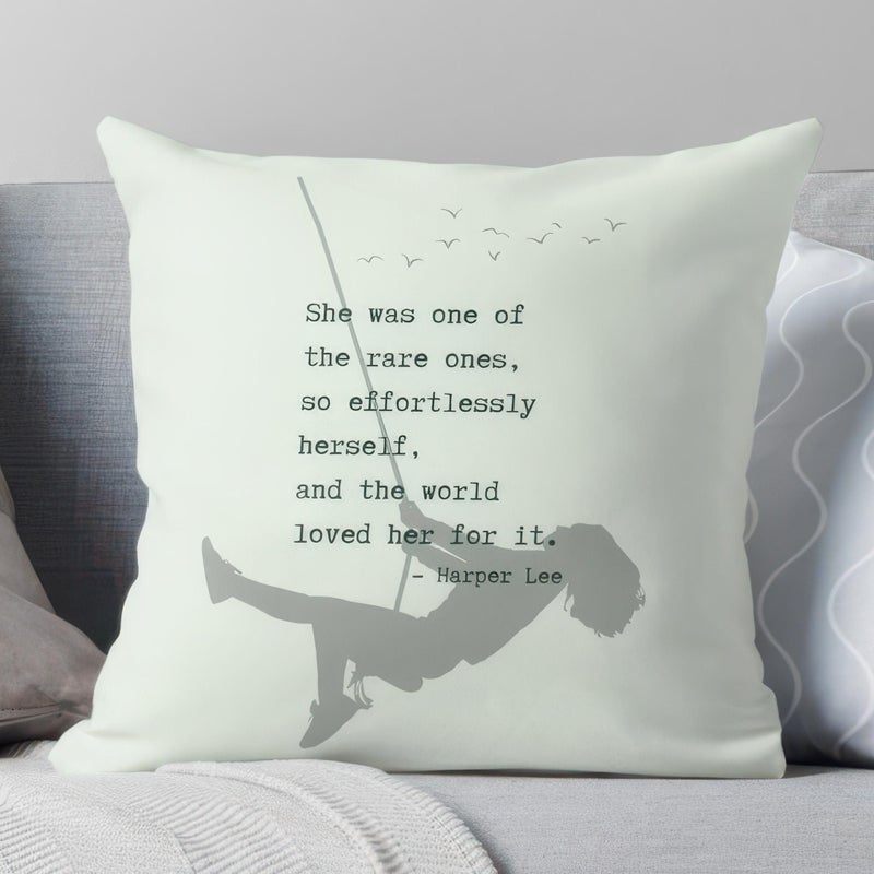 A Double Sided To Kill A Mockingbird Pillow Cover 18x18 Inches Soft Colorfast Home Decor Holiday Gift Pillow Insert Not Included - Image 2