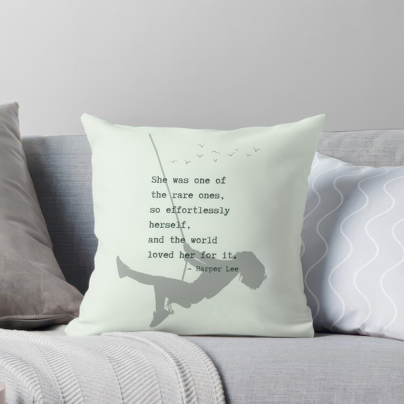 A Double Sided To Kill A Mockingbird Pillow Cover 18x18 Inches Soft Colorfast Home Decor Holiday Gift Pillow Insert Not Included - Image 1