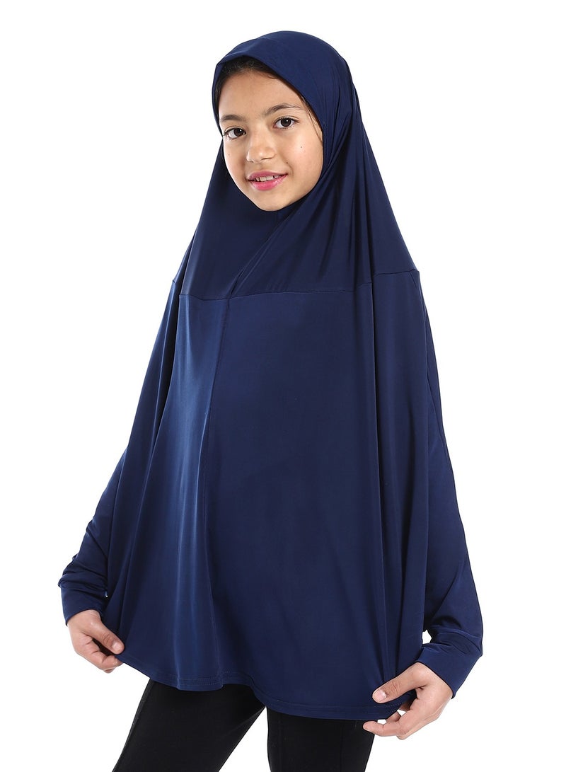 سيزار خمار صلاة بناتي مزود بأكمام  - Image 2