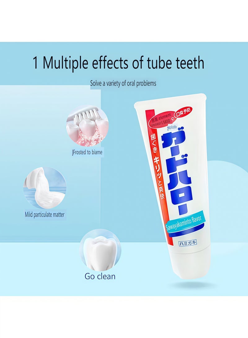 Kao【Toothpaste】 (1 tube, 165g): Whitens teeth, freshens breath, prevents cavities, and creates a charming smile. - Image 3