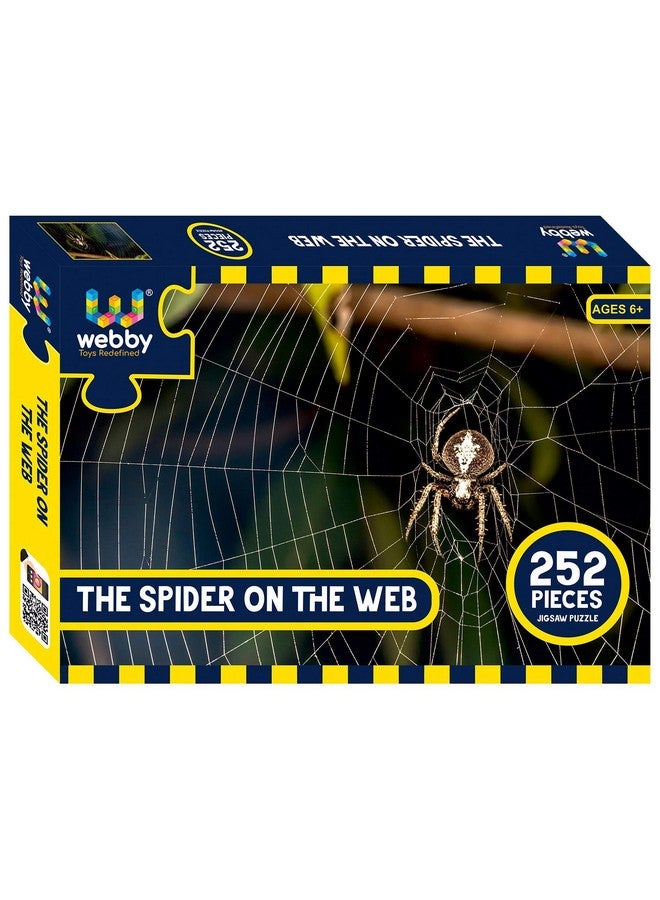 Webby Kid The Spider On The Web Jigsaw Puzzle, 252 Pieces - Image 1