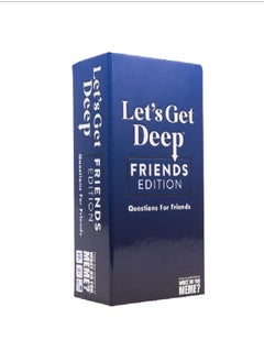 Let's Get Deep Friends Edition Card Game - For Real Conversations & Good Times