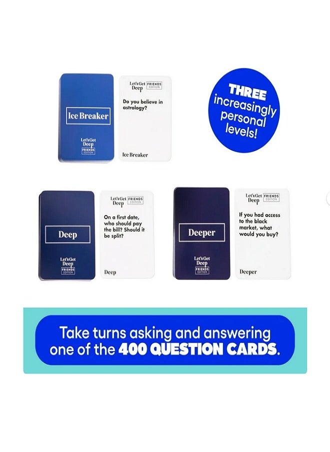 WHAT DO YOU MEME? - Let's Get Deep Friends Edition Card Game - For Real Conversations & Good Times - Image 1