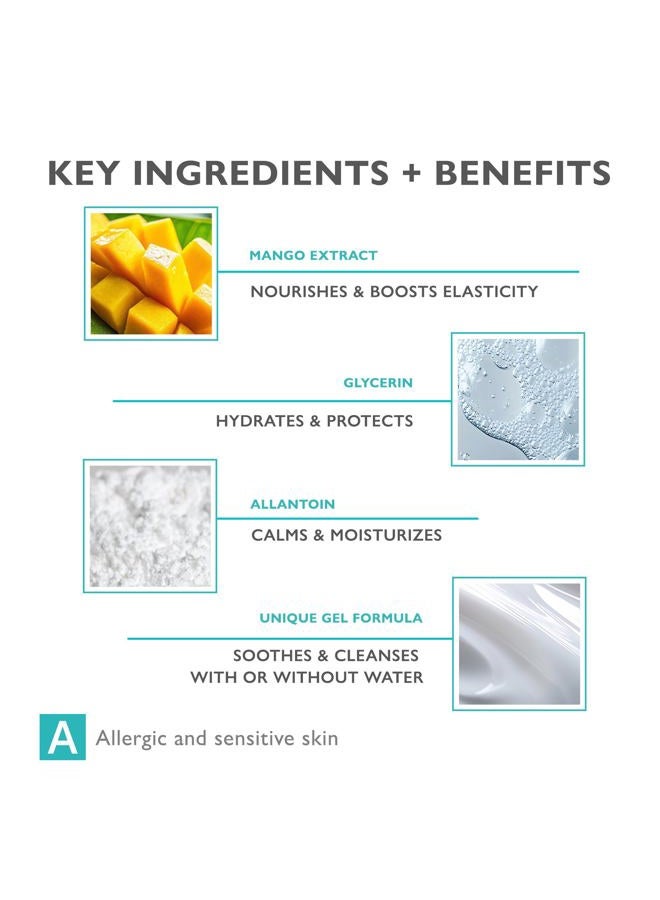 Pharmaceris PHYSIOPURIC-GEL Moisturizing Dermo Cleansing Face Gel, Facial Cleanser, Gently Cleanses, Removes Impurities & Makeup, Hydrates & Soothes Allergic & Sensitive Skin, Face Wash, 6.42 fl oz  - Image 2