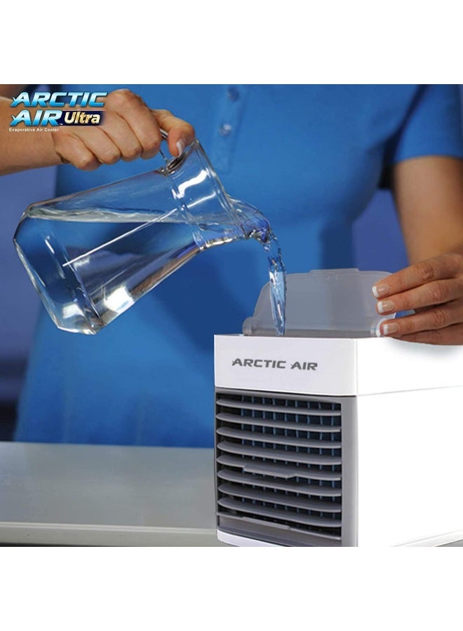 Arctic Air Ultra Portable 3-in-1 Personal Space Air Cooler, Evaporative Air Conditioner, Purifier & Humidifier, Compact Quiet Design, USB Powered - Image 2