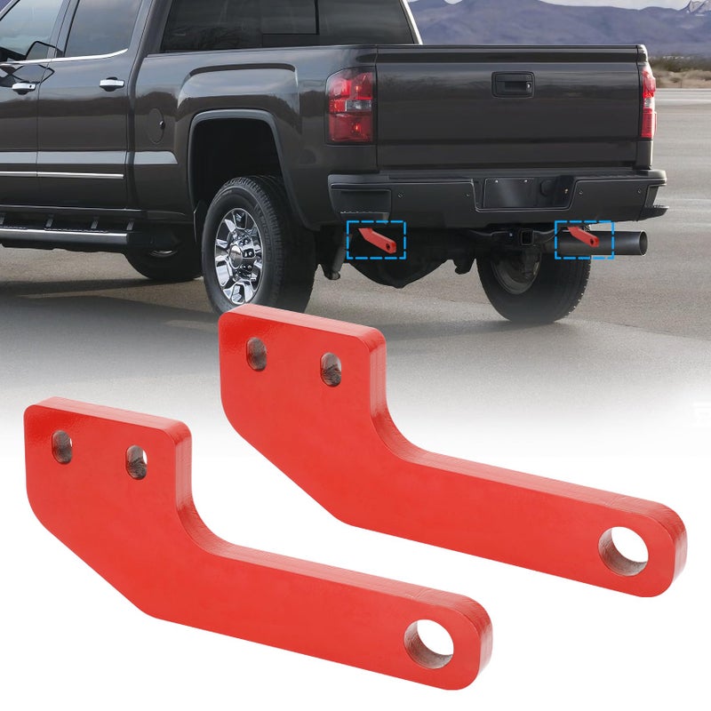 Hosile Rear Tow Hooks Compatible with 2024 2025 2026 Toyota Tacoma, Rear Recovery Points Kit, Recovery Points Hooks for Off Road Towing and Vehicle Recovery, Heavy Duty Carbon Steel, 2PC - Image 1