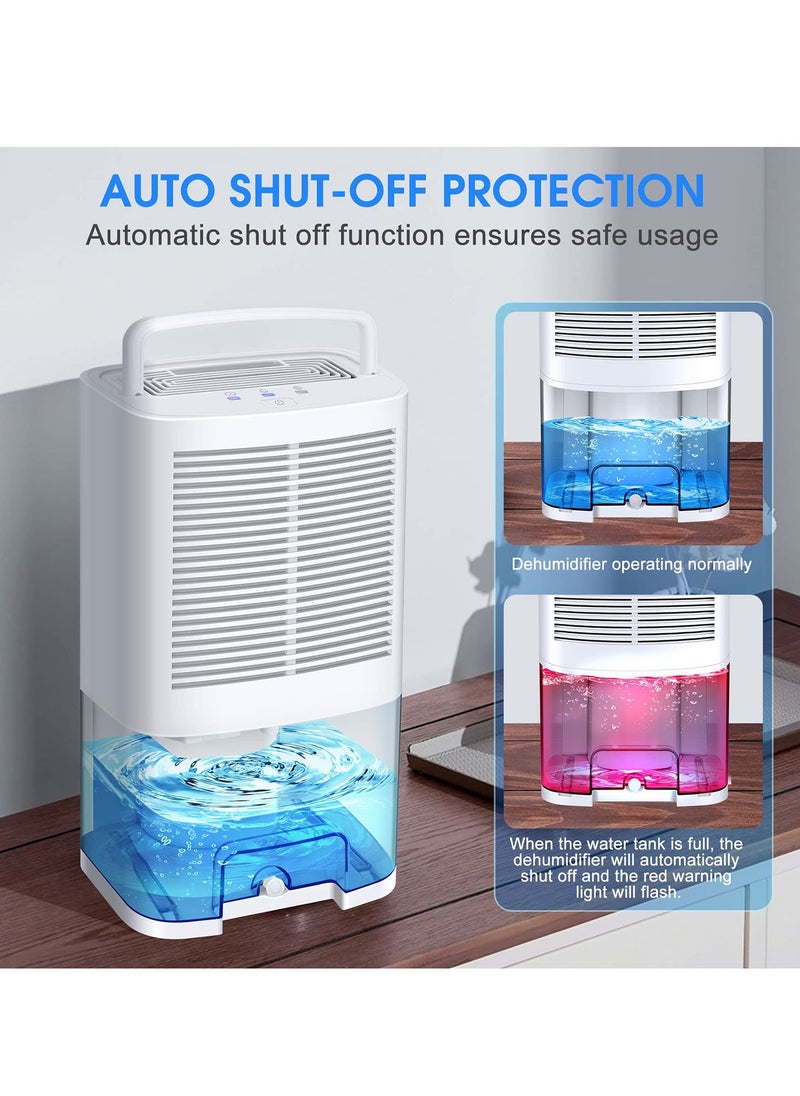 Arabest - Dehumidifier Quiet Small Dehumidifier Bedroom Portable Dehumidifier Basement Dehumidifier with Drainer Bathroom Home Wardrobe Camper Dehumidifier 64oz Home - Image 1