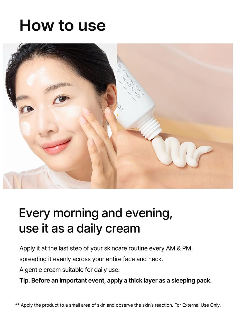 سيليماكس صبيب + بقعة داكنة تألق قشدة مع نياسيناميد، حمض ترانيكساميك، كريمة TXA، مصغر صماء، غير مهيج، ترطيب، لحساسية الجلد، 35 مل - Image 3