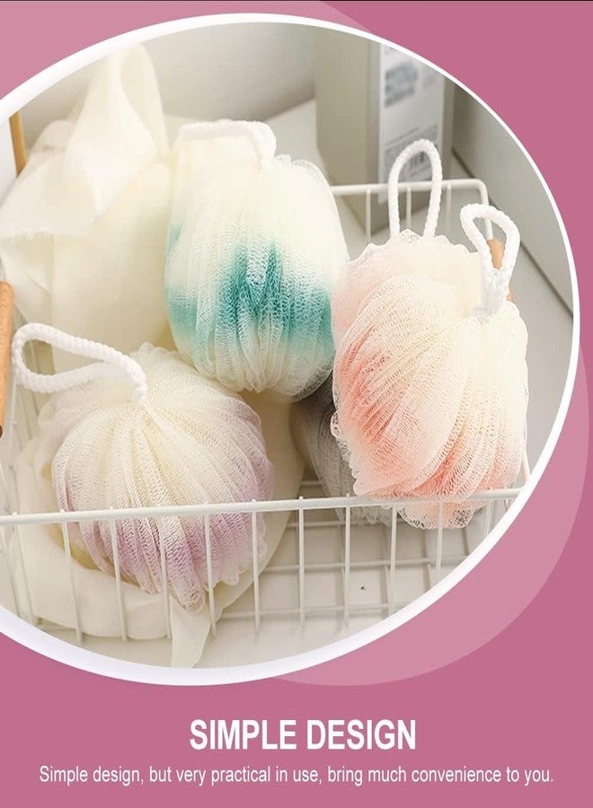 Vamor 4pcs Household Bath Balls Shower Skin Scrubbers Exfoliating Skin Cleaning Tools for Home Use - Image 5