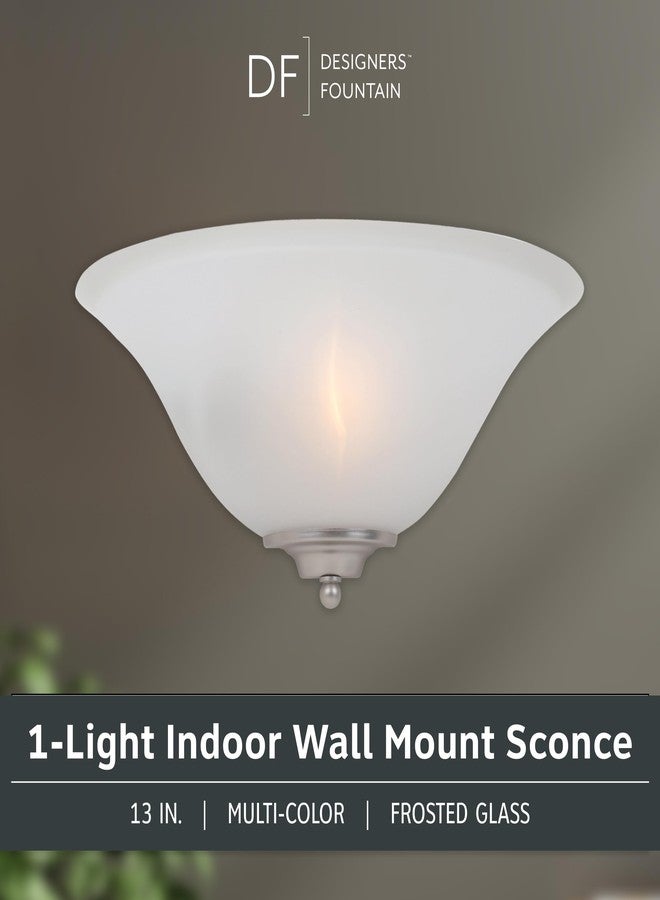 ديزاينرز فاونتن مصباح جداري من تصميم ديزاينرز فاونتن 6020-AST، 13 بوصة، أبيض - Image 2