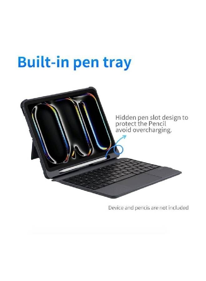 سيا لوحة مفاتيح SIA MagKeyboard لجهاز iPad الجيل العاشر مع لوحة لمس وغطاء جلدي قابل للفصل - Image 1