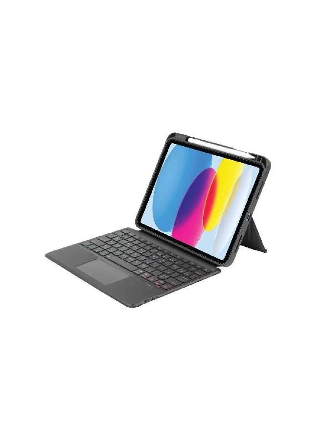 سيا لوحة مفاتيح SIA MagKeyboard لجهاز iPad الجيل العاشر مع لوحة لمس وغطاء جلدي قابل للفصل - Image 2