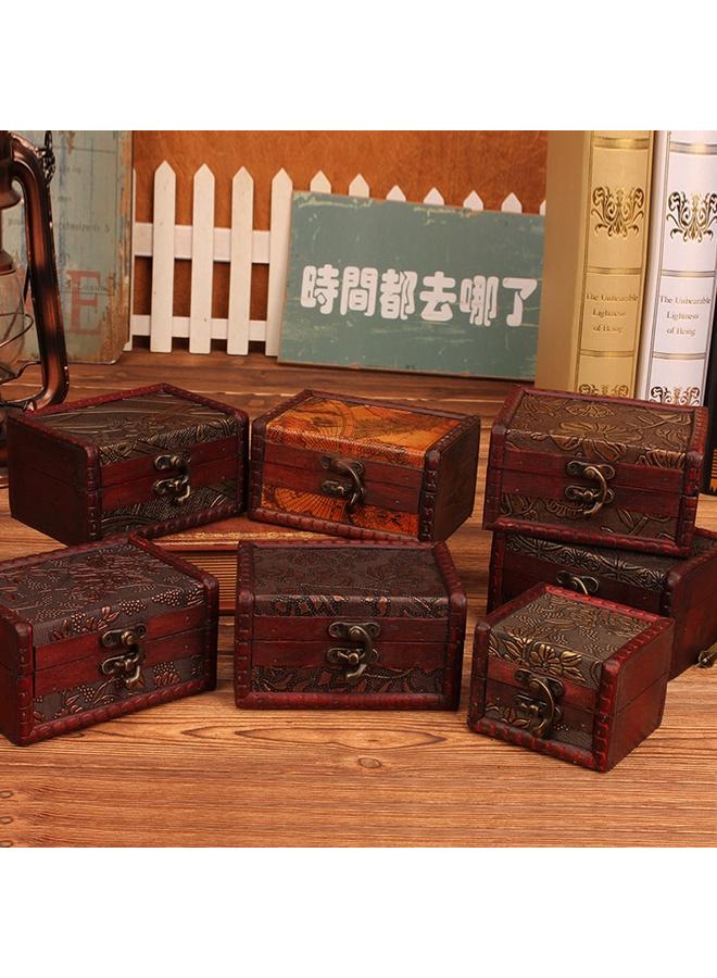 الأزرق جي دبليو Zakka العتيقة مربع مربع مربع صغير صندوق تخزين مربع حلوى الزفاف صندوق الدعائم صندوق الجملة الإبداعي - Image 2