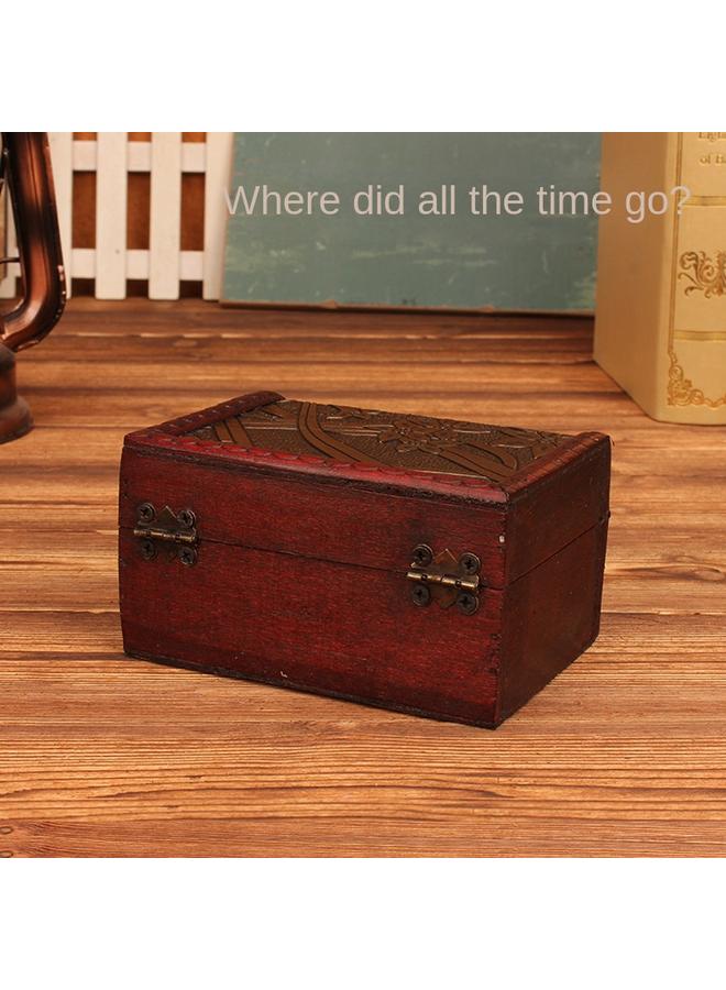 الأزرق جي دبليو Zakka العتيقة مربع مربع مربع صغير صندوق تخزين مربع حلوى الزفاف صندوق الدعائم صندوق الجملة الإبداعي - Image 4