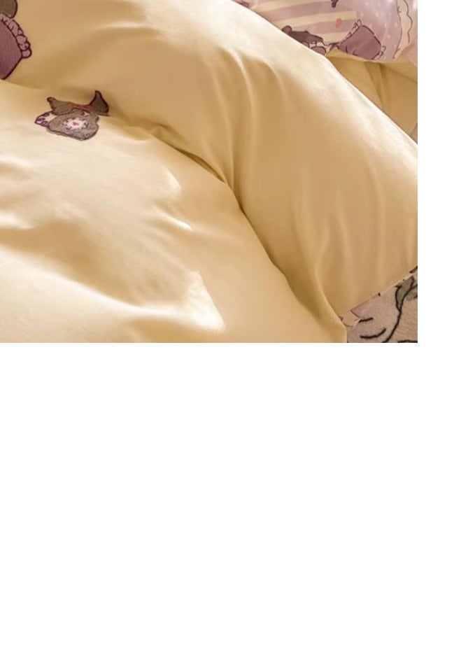 Bed Sheet Style — High End Cartoon Pattern  Pure Cotton Bedding Four Piece Set - Image 3