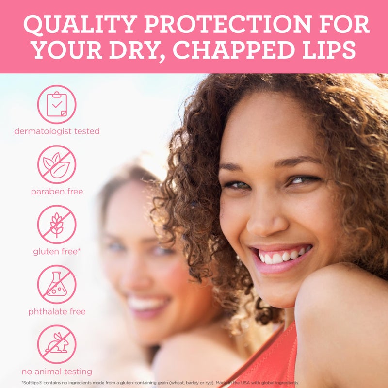 Softlips Watermelon Lip Balm 2-Pack with SPF 20 - Juicy Hydration for Smooth, Protected Lips - Image 3