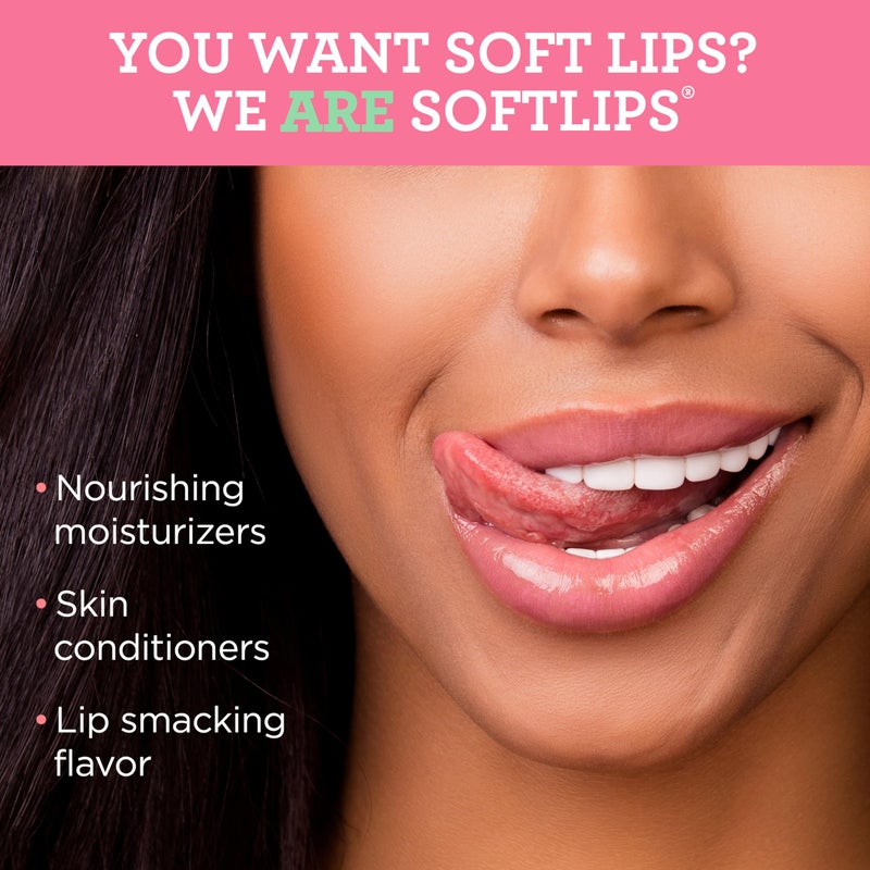 Softlips Watermelon Lip Balm 2-Pack with SPF 20 - Juicy Hydration for Smooth, Protected Lips - Image 2