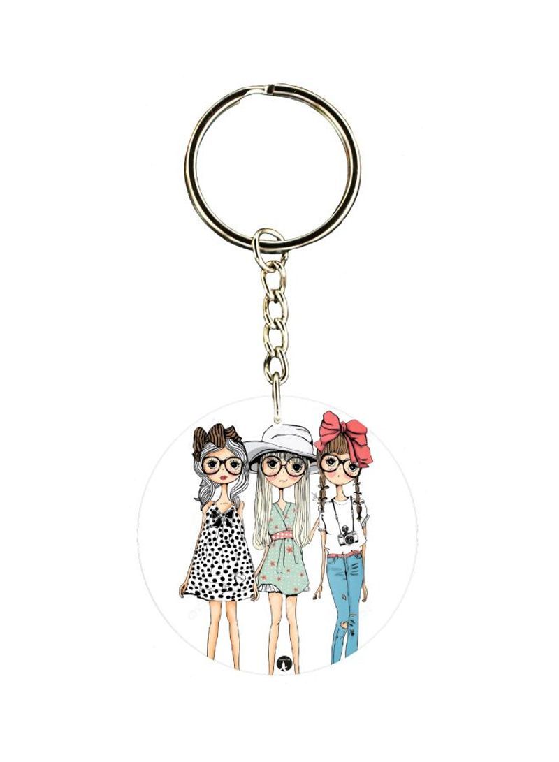 RKN Girls Designed Keychain