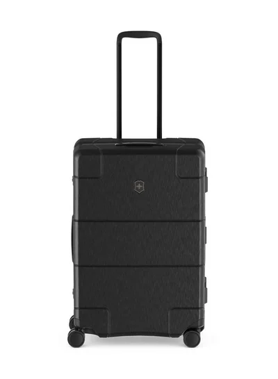 Victorinox Lexicon Framed Series Medium 68cm Hardside 4 Double Wheel Check-In Luggage Trolley Black