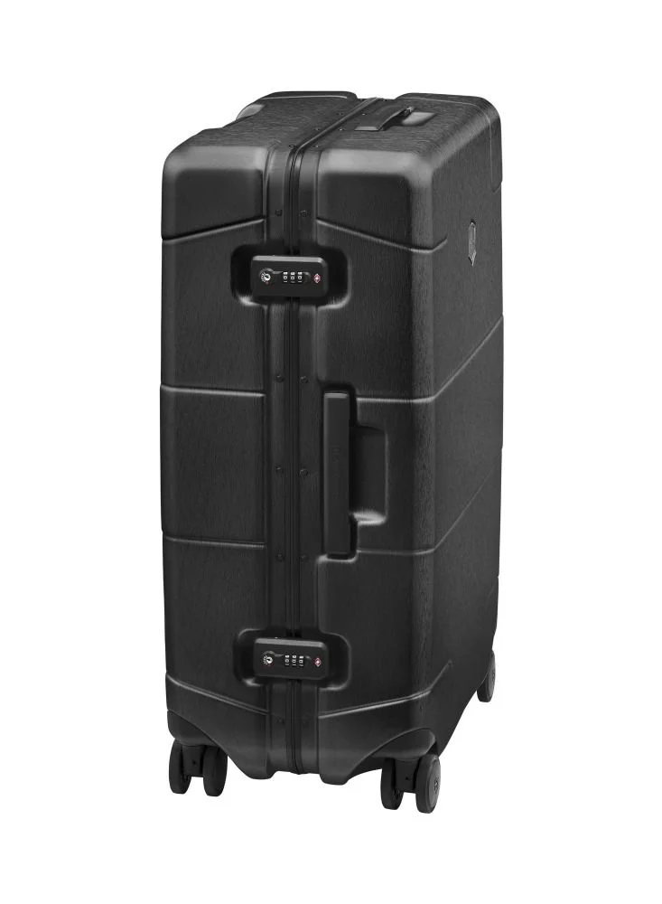 Victorinox Lexicon Framed Series Medium 68cm Hardside 4 Double Wheel Check-In Luggage Trolley Black