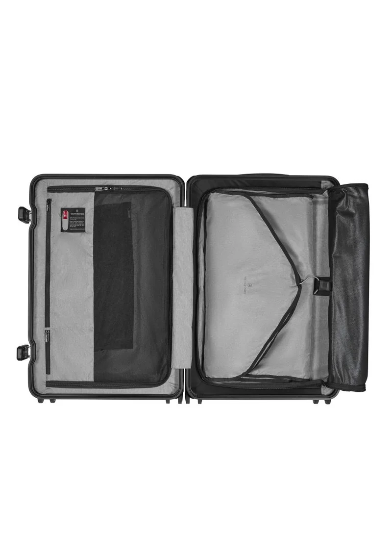 Victorinox Lexicon Framed Series Medium 68cm Hardside 4 Double Wheel Check-In Luggage Trolley Black