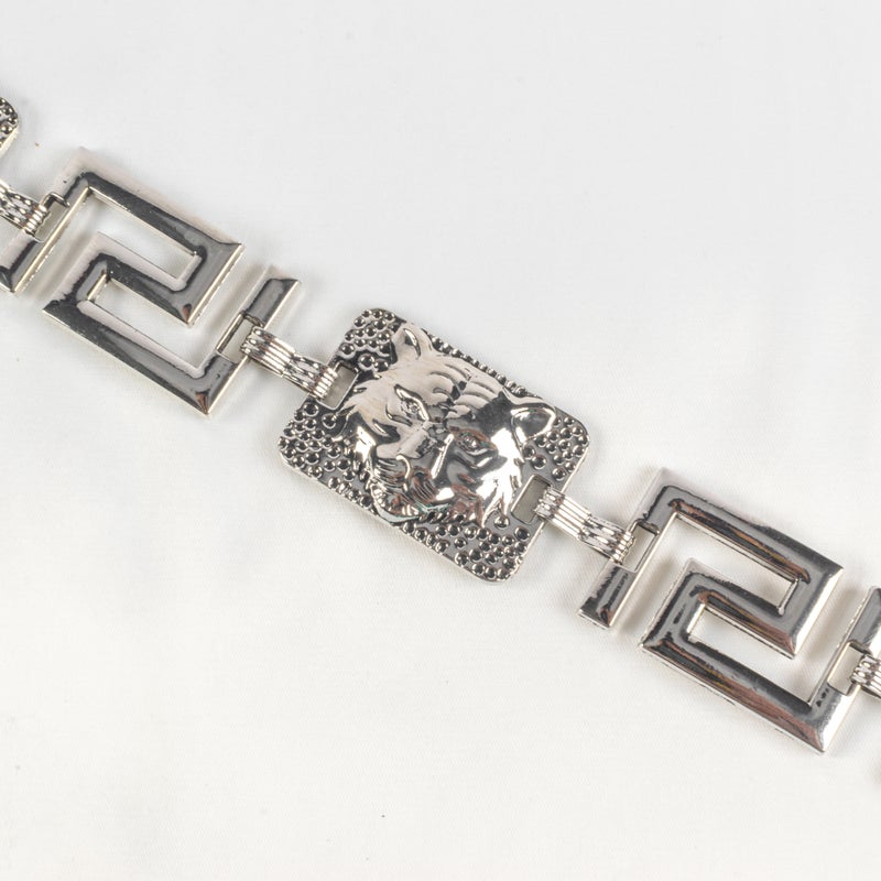 حزام وسط معدن فضي حريمي - Image 3