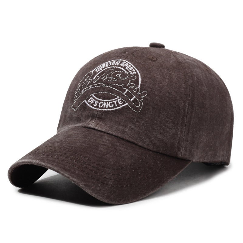 Spring Letter Cap Unisex Embroidery Outdoor Breathable Baseball Hat - Image 1