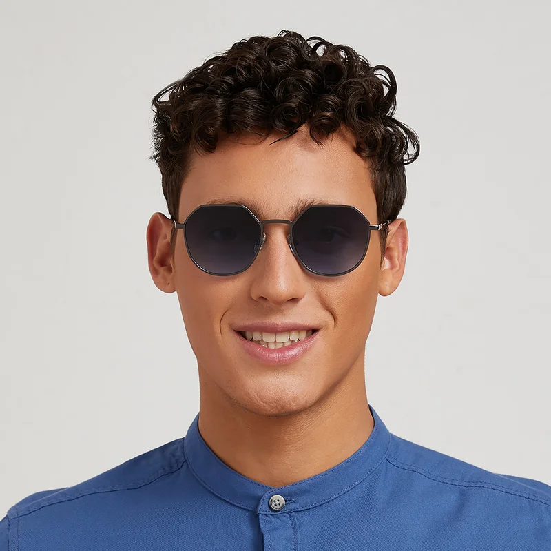 30 سندايز نظارة شمسية 30Sundays TURN UP - هندسية - بإطار كامل